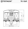 Фильтр масляный TOTACHI TC-1249 2108-1012-005 MANN W 914/2