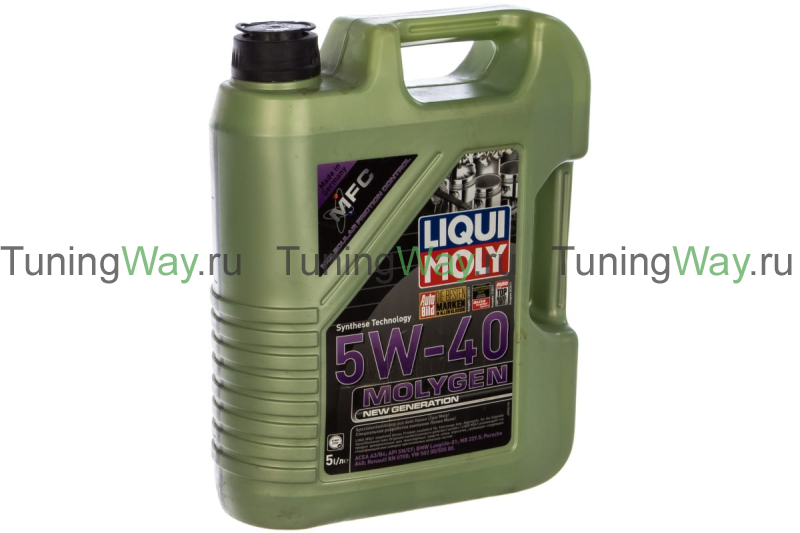 thumbnail image 2 of Liqui Moly MOLYGEN New Generation 5W-40 – 10 Liters Fully Synthetic Oil For VW, BMW, Porsche, Audi 2 of 4